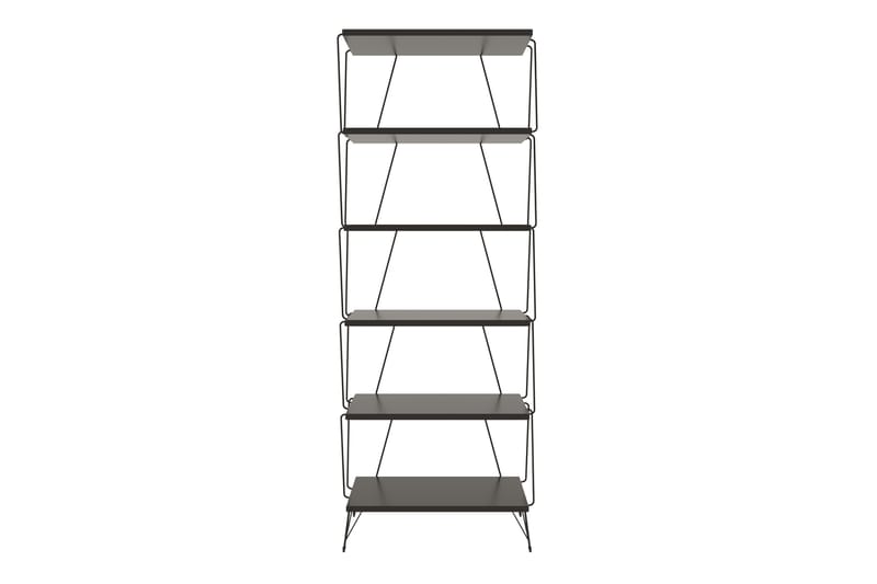 Mirzeoba Bogreol 48x31 cm 5 Hylder - Antracit - Opbevaring - Hylder & Reoler - Bogreol