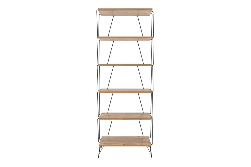 Mirzeoba Reol 48x31 cm 5 Hylder - Natur - Opbevaring - Hylder & Reoler - Bogreol