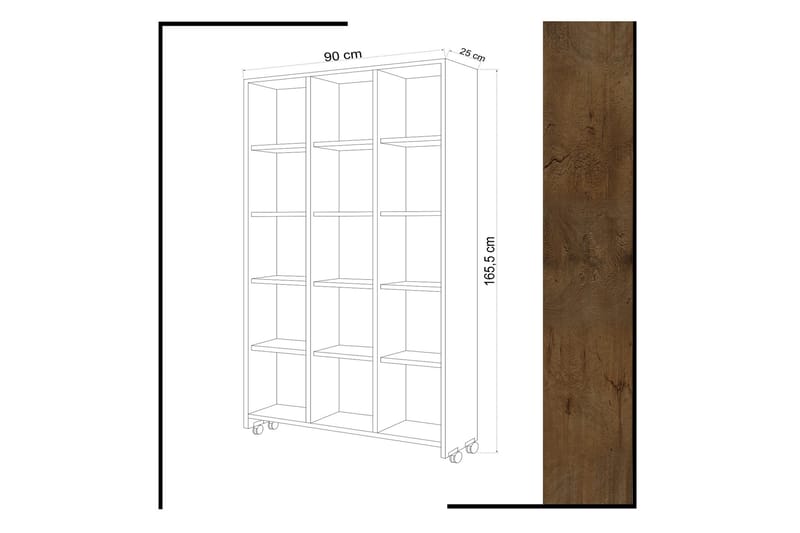 Mod Design bogreol - Træ - Bogreol