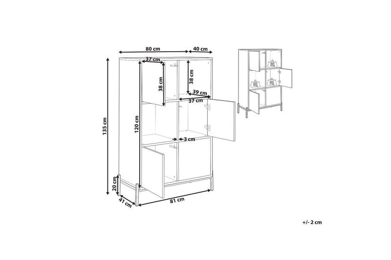 Bogreol Moines - Opbevaring - Hylder & Reoler - Bogreol