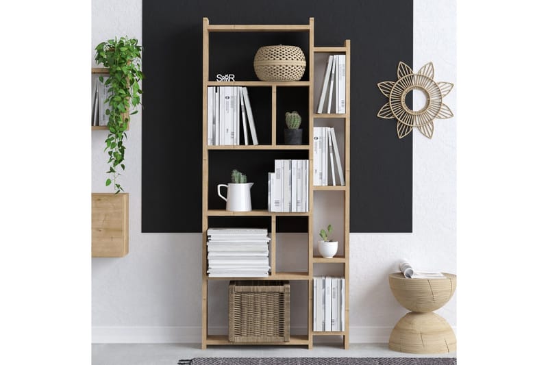 Momo Bogreol 65x15 cm Brun - Hanah Home - Opbevaring - Hylder & Reoler - Bogreol