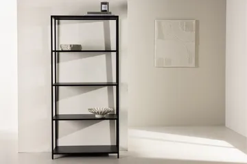 Montevideo Sort Bogreol 70 cm i Metal - Sort - Opbevaring - Hylder & Reoler - Bogreol
