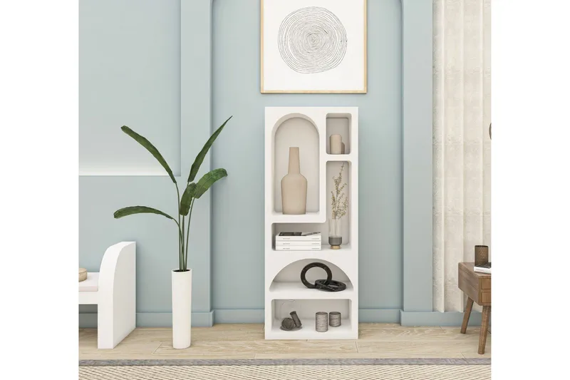 Najrana Bogreol 60 cm - Hvid - Opbevaring - Hylder & Reoler - Bogreol