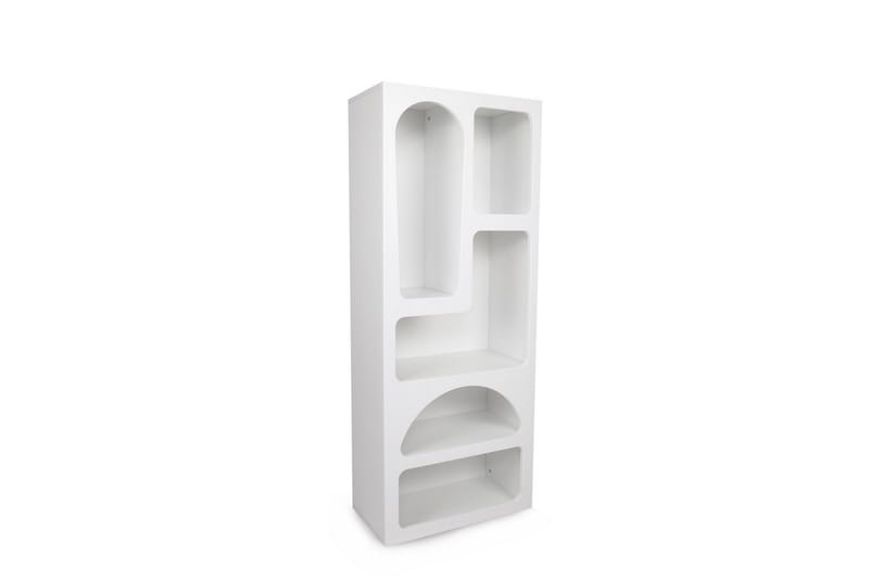 Najrana Bogreol 60 cm i Malet Træ - Hvid - Opbevaring - Hylder & Reoler - Bogreol