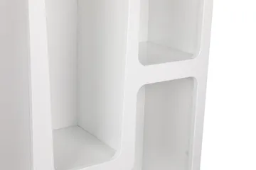 Najrana Bogreol 60 cm i Malet Træ - Hvid - Opbevaring - Hylder & Reoler - Bogreol