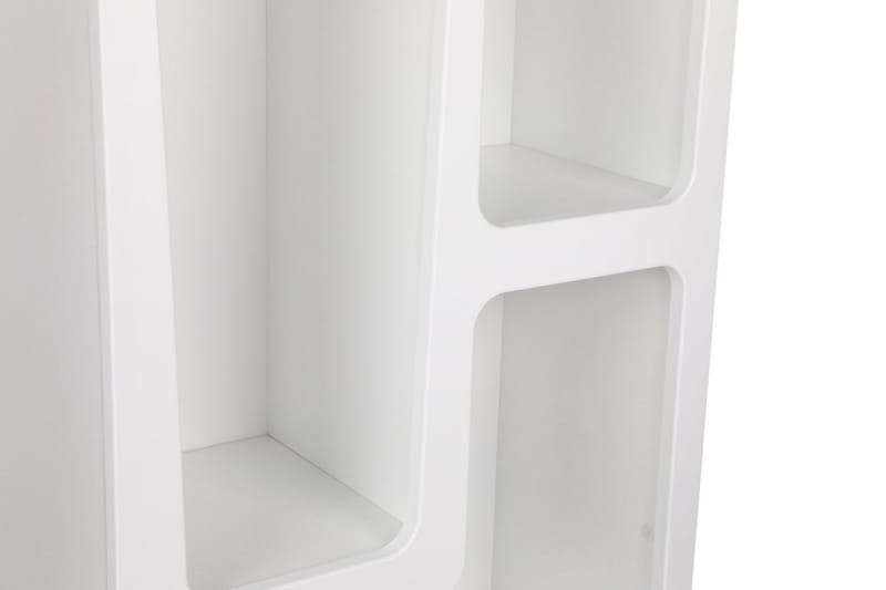 Najrana Bogreol 60 cm i Malet Træ - Hvid - Opbevaring - Hylder & Reoler - Bogreol