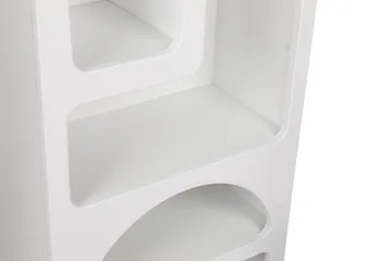 Najrana Bogreol 60 cm i Malet Træ - Hvid - Opbevaring - Hylder & Reoler - Bogreol