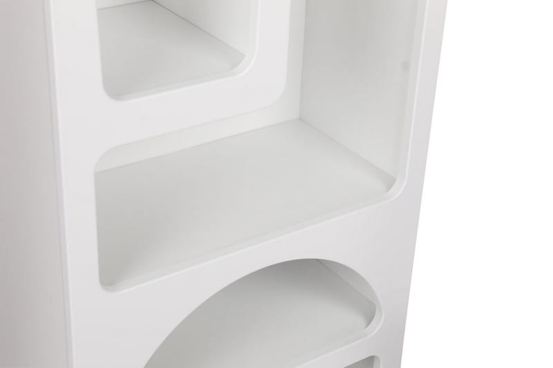 Najrana Bogreol 60 cm i Malet Træ - Hvid - Opbevaring - Hylder & Reoler - Bogreol