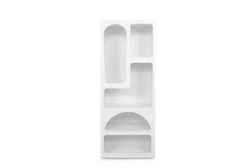 Najrana Bogreol 60 cm i Malet Træ - Hvid - Opbevaring - Hylder & Reoler - Bogreol