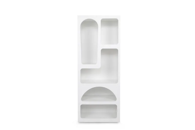 Najrana Bogreol 60 cm i Malet Træ - Hvid - Opbevaring - Hylder & Reoler - Bogreol