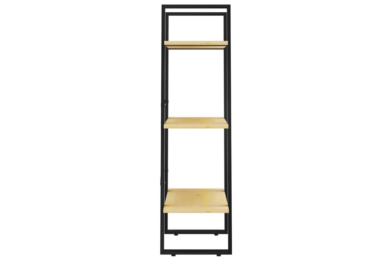 opbevaringsreol 60x30x105 cm massivt fyrretræ - Brun - Opbevaring - Hylder & Reoler - Bogreol