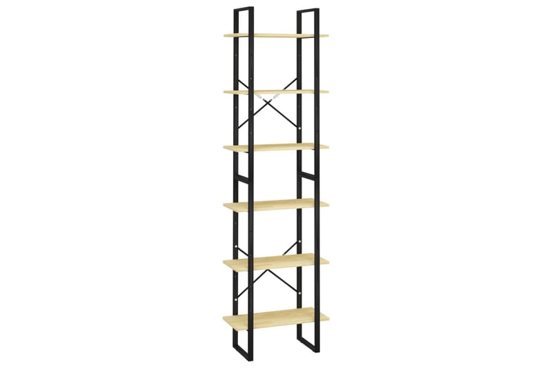 opbevaringsreol 60x30x210 cm massivt fyrretræ - Brun - Opbevaring - Hylder & Reoler - Bogreol