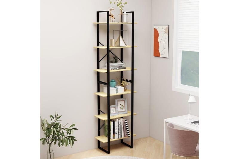 opbevaringsreol 60x30x210 cm massivt fyrretræ - Brun - Opbevaring - Hylder & Reoler - Bogreol