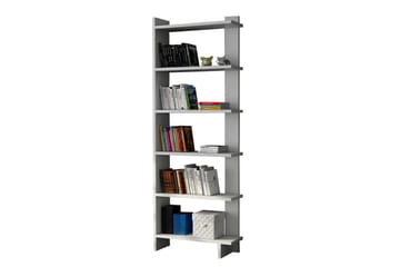 Ordelle Bogreol 47 cm i Malet Træ - Hvid - Opbevaring - Hylder & Reoler - Bogreol