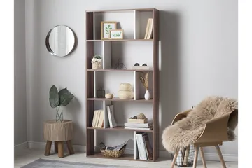Orilla Bogreol 83 cm i Valnød - Brun - Opbevaring - Hylder & Reoler - Bogreol