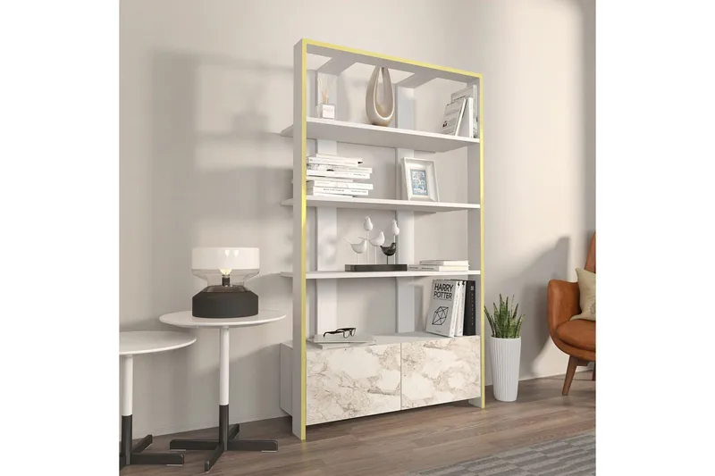 Bogreol Ossin Hvid - Hvid - Opbevaring - Hylder & Reoler - Bogreol