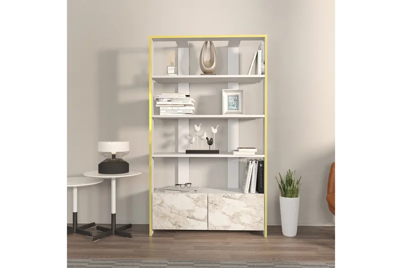 Bogreol Ossin Hvid - Hvid - Opbevaring - Hylder & Reoler - Bogreol