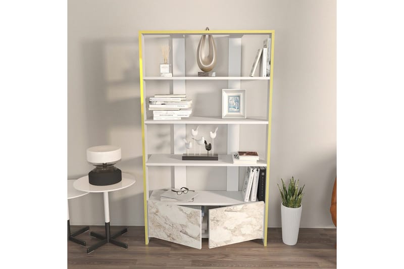 Bogreol Ossin Hvid - Hvid - Opbevaring - Hylder & Reoler - Bogreol