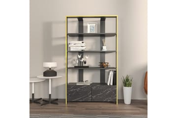 Bogreol Ossin Sort / Marmor - Sort / Marmor - Opbevaring - Hylder & Reoler - Bogreol