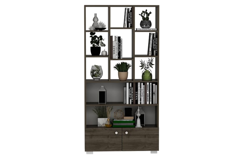 Penguen Bogreol 93,6x29,6 cm Brun - Hanah Home - Opbevaring - Hylder & Reoler - Bogreol