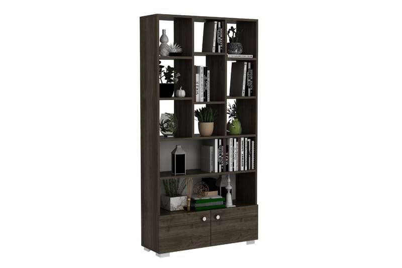 Penguen Bogreol 93,6x29,6 cm Brun - Hanah Home - Opbevaring - Hylder & Reoler - Bogreol