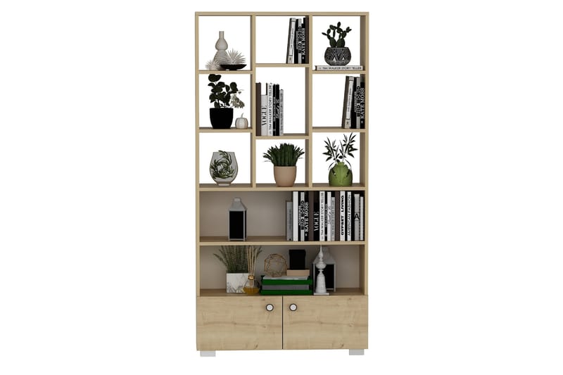 Penguen Bogreol 93,6x29,6 cm Brun - Hanah Home - Opbevaring - Hylder & Reoler - Bogreol