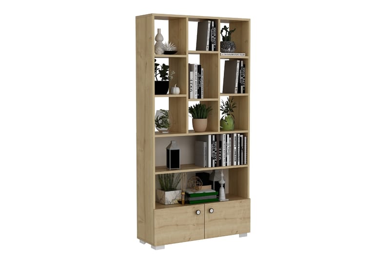 Penguen Bogreol 93,6x29,6 cm Brun - Hanah Home - Opbevaring - Hylder & Reoler - Bogreol