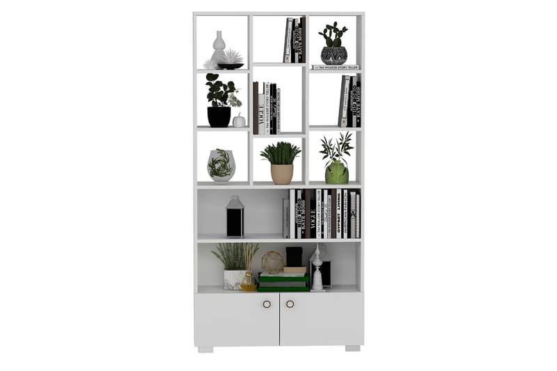Penguen Bogreol 93,6x29,6 cm Hvid - Hanah Home - Opbevaring - Hylder & Reoler - Bogreol