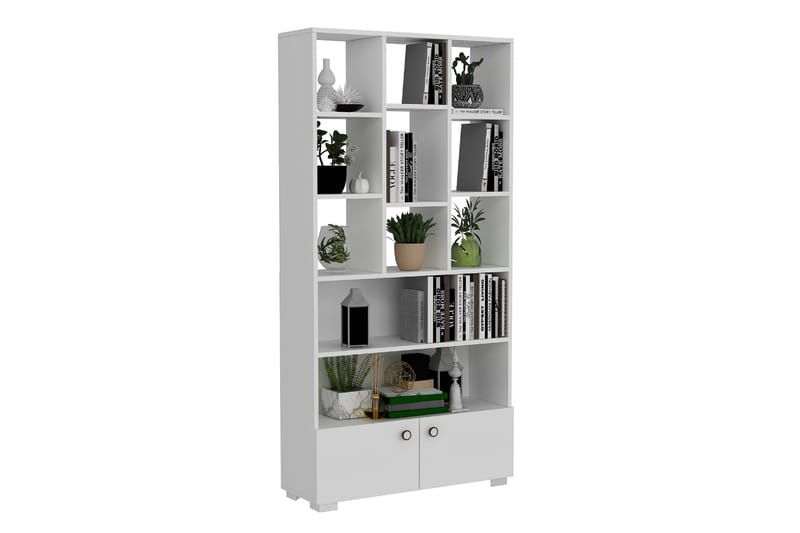 Penguen Bogreol 93,6x29,6 cm Hvid - Hanah Home - Opbevaring - Hylder & Reoler - Bogreol