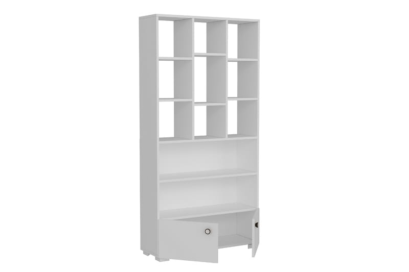 Penguen Bogreol 93,6x29,6 cm Hvid - Hanah Home - Opbevaring - Hylder & Reoler - Bogreol