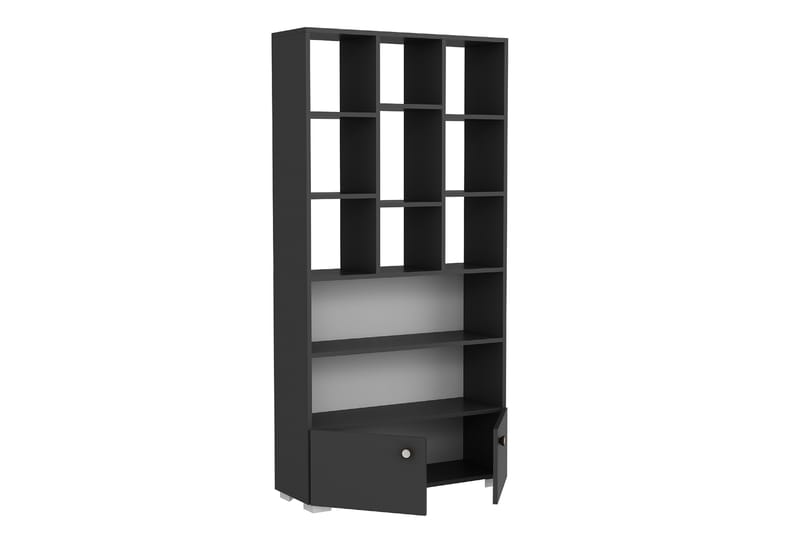 Penguen Bokhylle 93,6x29,6 cm Antrasitt - Hanah Home - Opbevaring - Hylder & Reoler - Bogreol