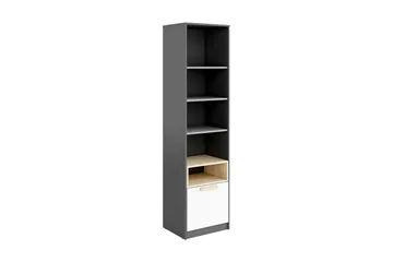 Pok Bogreol 40 cm i Eg - Grafitgrå - Opbevaring - Hylder & Reoler - Bogreol