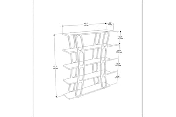 Bogreol Quenla Hvid / Rany - Hvid / Rany - Opbevaring - Hylder & Reoler - Bogreol