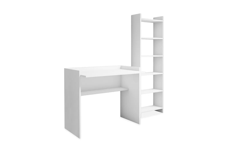 Rakowski Skrivebord & Bogreol 90 cm - Hvid - Opbevaring - Hylder & Reoler - Bogreol