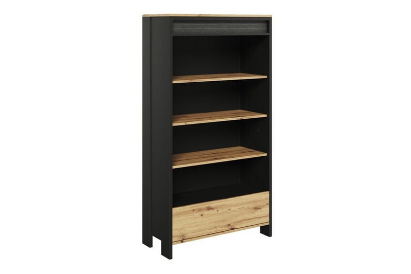 Rathmore Bogreol 72 cm i Eg, Sort