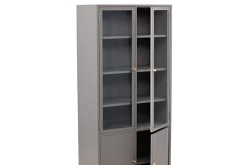Reol Venture Home Bakal Bogreol 80x40,5x190 cm Ljusgrå - Opbevaring - Hylder & Reoler - Bogreol