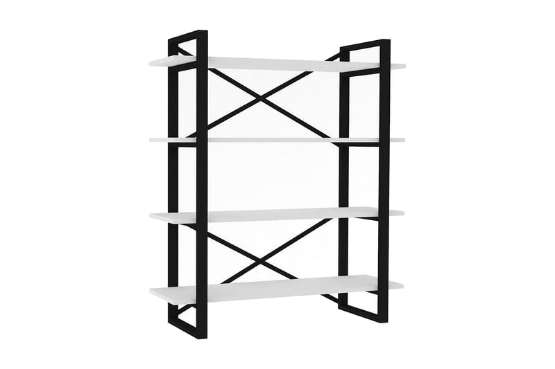 Rinorea Bogreol 106x120 cm - Hvid - Opbevaring - Hylder & Reoler - Bogreol