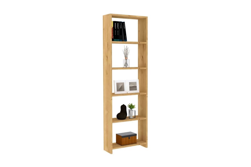 Rinorea Bogreol 160 cm i Eg - Brun - Opbevaring - Hylder & Reoler - Bogreol