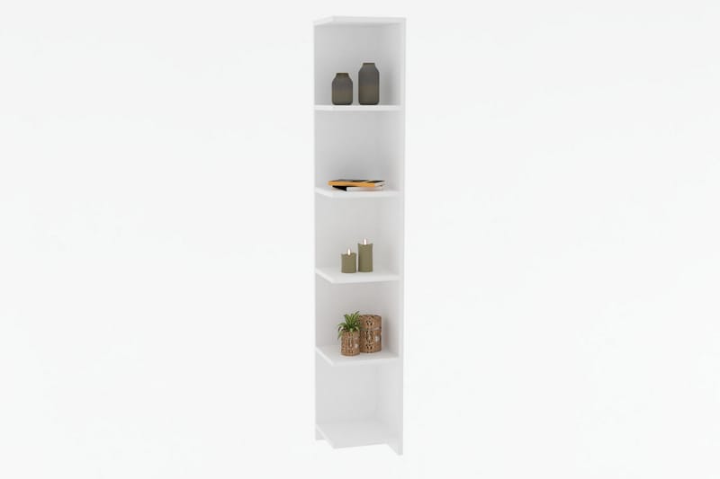 Rinorea Bogreol 25x160 cm - Hvid - Opbevaring - Hylder & Reoler - Bogreol