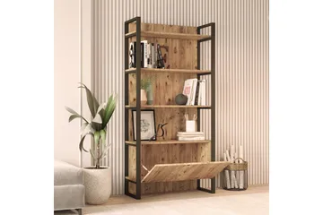 Rinorea Bogreol 90 cm i Eg - Lysebrun - Opbevaring - Hylder & Reoler - Bogreol