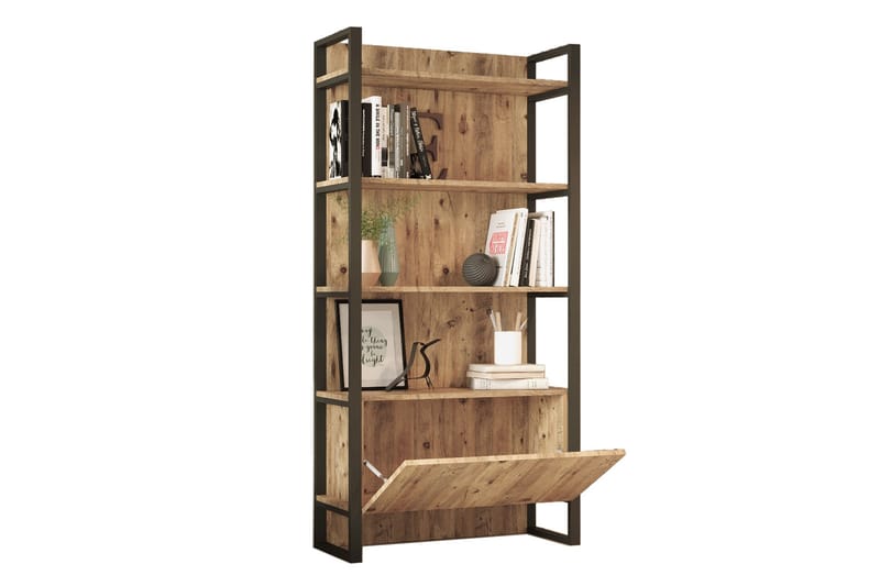 Rinorea Bogreol 90x180 cm - Grøn - Opbevaring - Hylder & Reoler - Bogreol