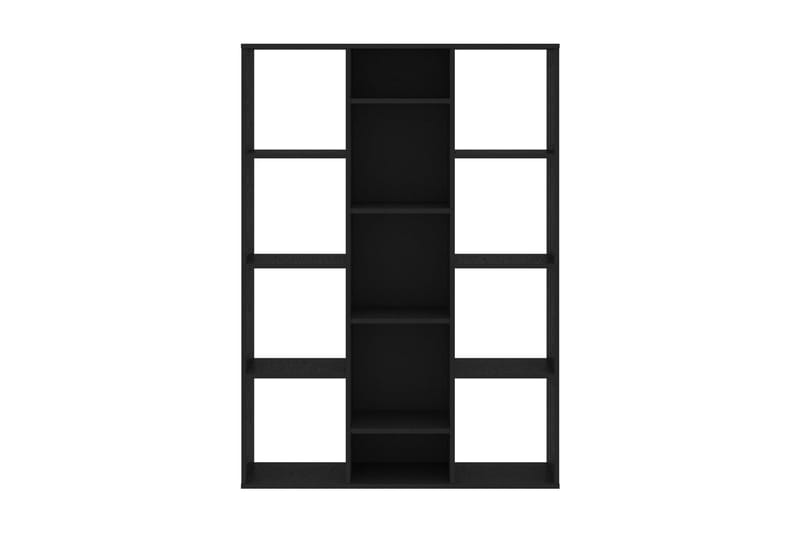 Rumdeler/bogskab 100 x 24 x 140 cm spånplade sort - Sort - Bogreol