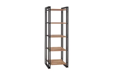 Sapphira Bogreol 60 cm i Valnød - Lysebrun - Opbevaring - Hylder & Reoler - Bogreol