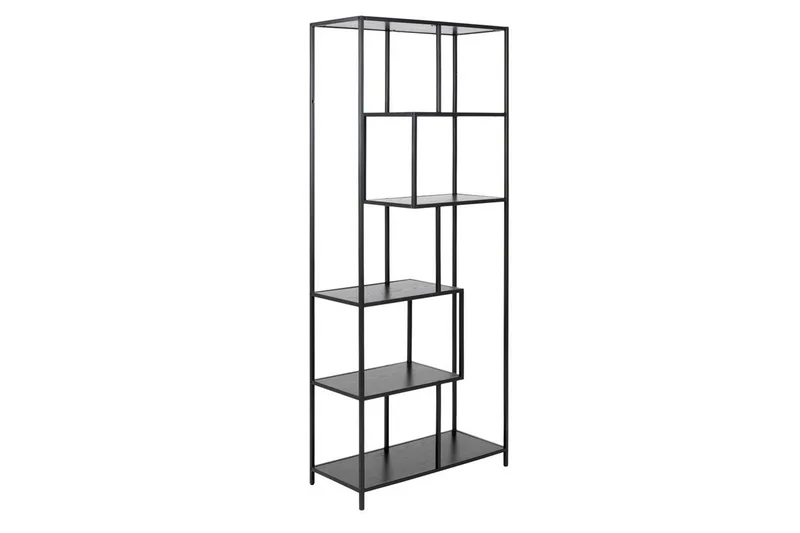 Seaford Bogreol 77 cm i Metal, Sort