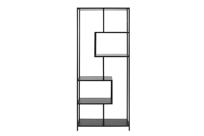 Seaford Bogreol 77 cm i Metal - Sort - Opbevaring - Hylder & Reoler - Bogreol