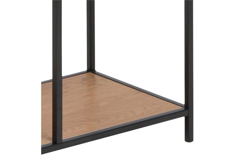 Seaford Hylde 77x35x185 cm Eg/Sort - Opbevaring - Hylder & Reoler - Bogreol