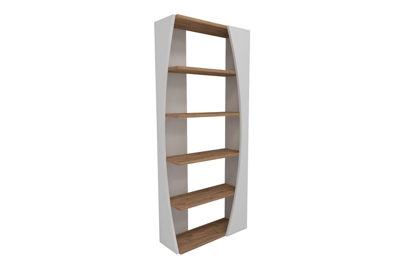 Selge Bogreol 63,6 cm - Brun/Hvid - Opbevaring - Hylder & Reoler - Bogreol