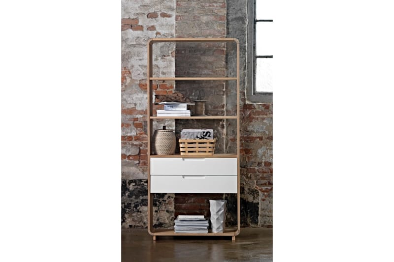 Sephiran Bogreol 82x194 cm - Brun - Opbevaring - Hylder & Reoler - Bogreol