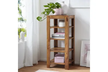 Shalanta Bogreol 44 cm i Valnød - Brun - Opbevaring - Hylder & Reoler - Bogreol