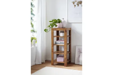 Shalanta Bogreol 44 cm i Valnød - Brun - Opbevaring - Hylder & Reoler - Bogreol